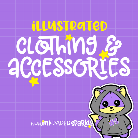 Illustrated clothing & accessories