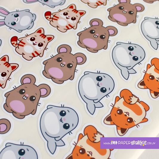 Squishy Squad Contour Cut Sticker Sheet