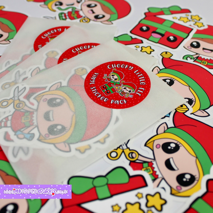 Cheeky Elf Vinyl Sticker Pack