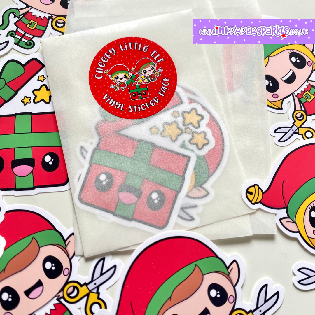 Cheeky Elf Vinyl Sticker Pack