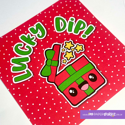 Cheeky Elf Lucky Dip Stickers / Sign