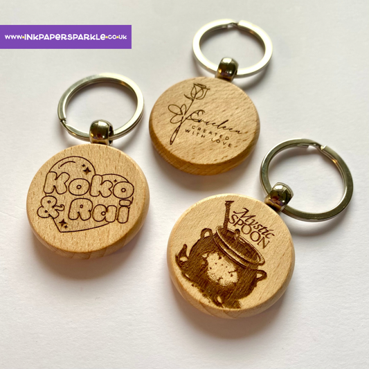 Engraved Logo Keyrings