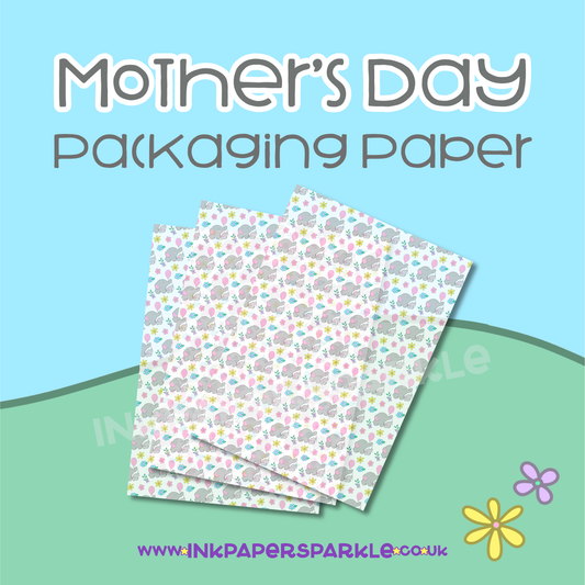 Mother's Day Packaging Paper - Translucent