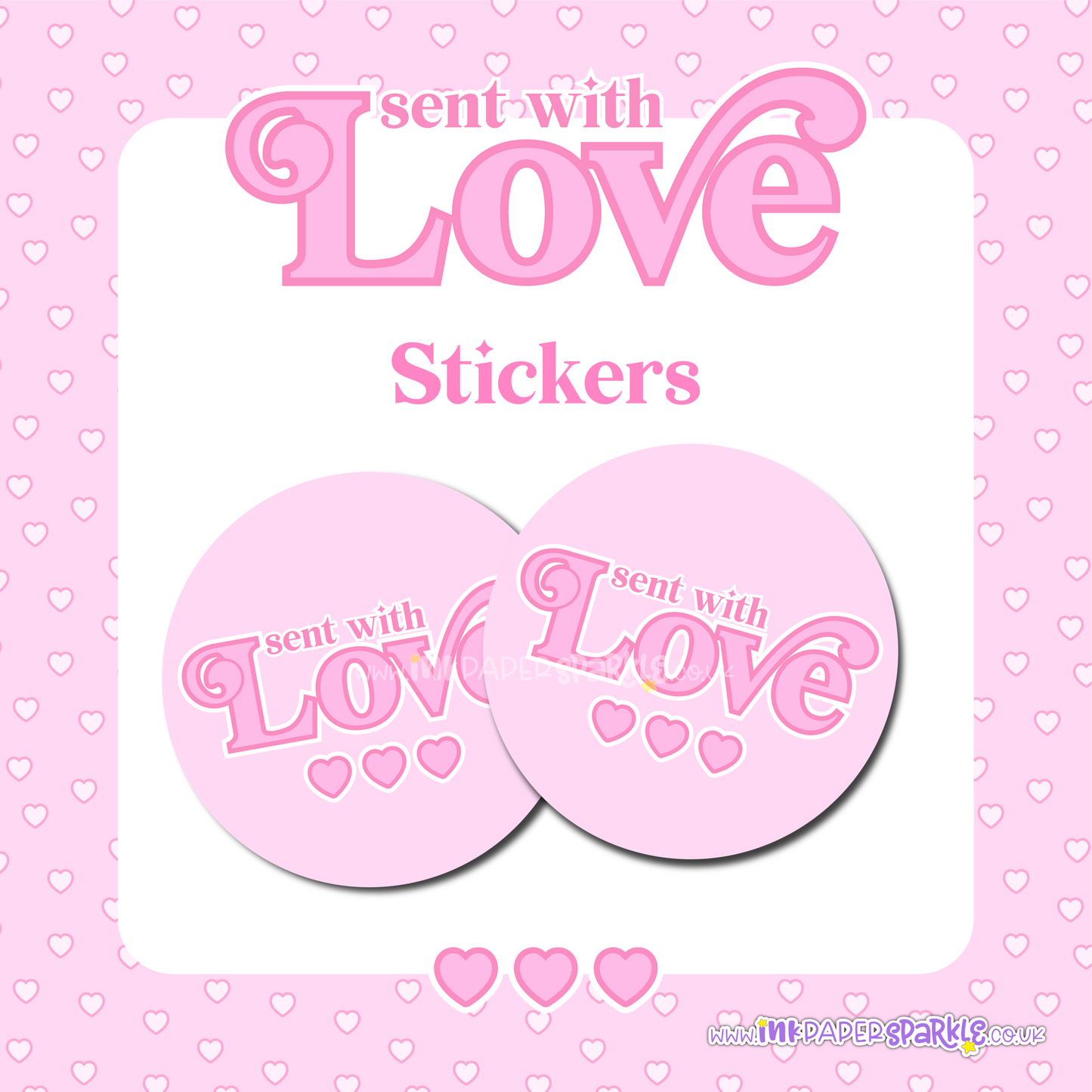 Sent With Love Stickers