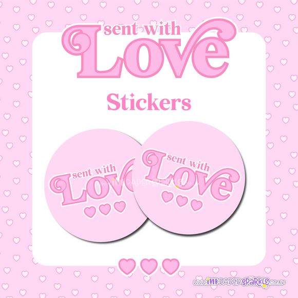 Sent With Love Stickers