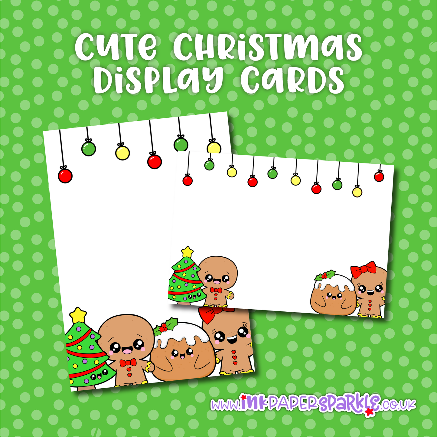 Cute Christmas Display Cards