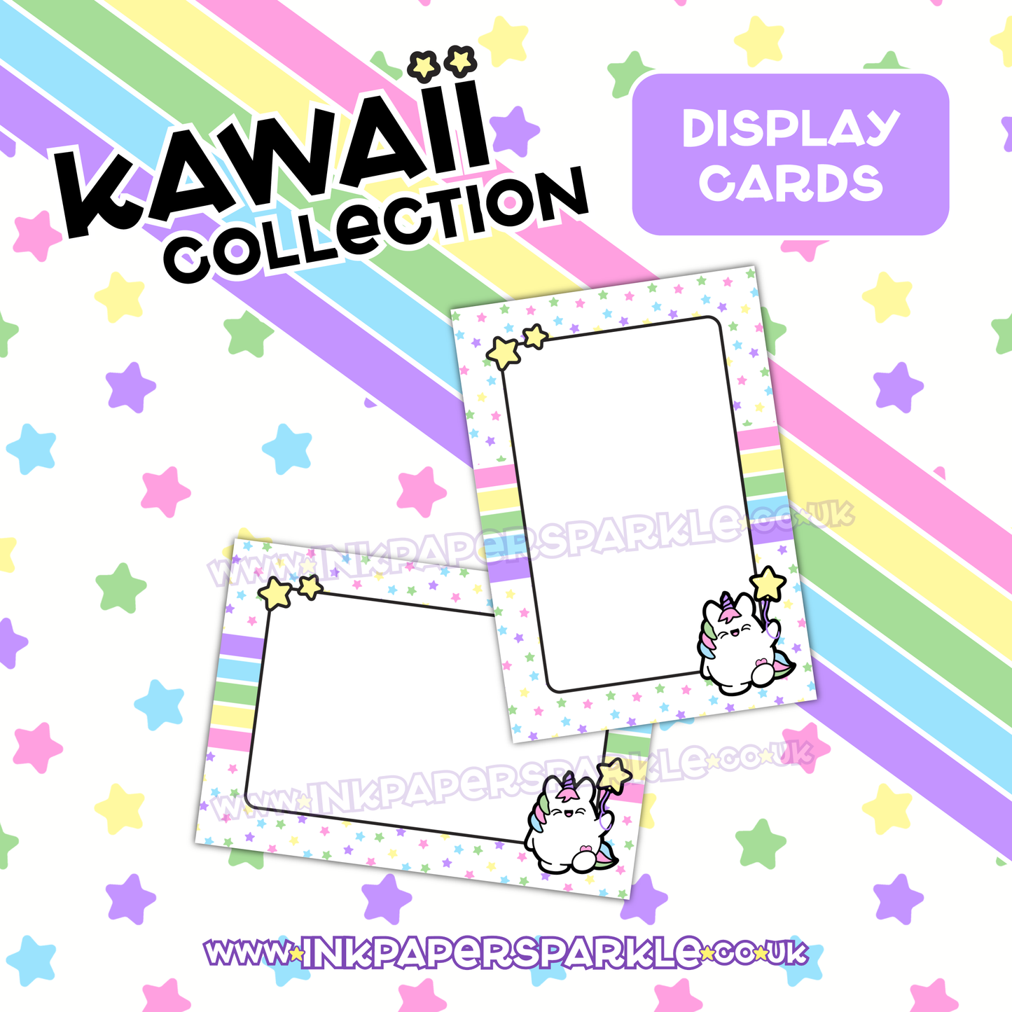 Kawaii Display Cards