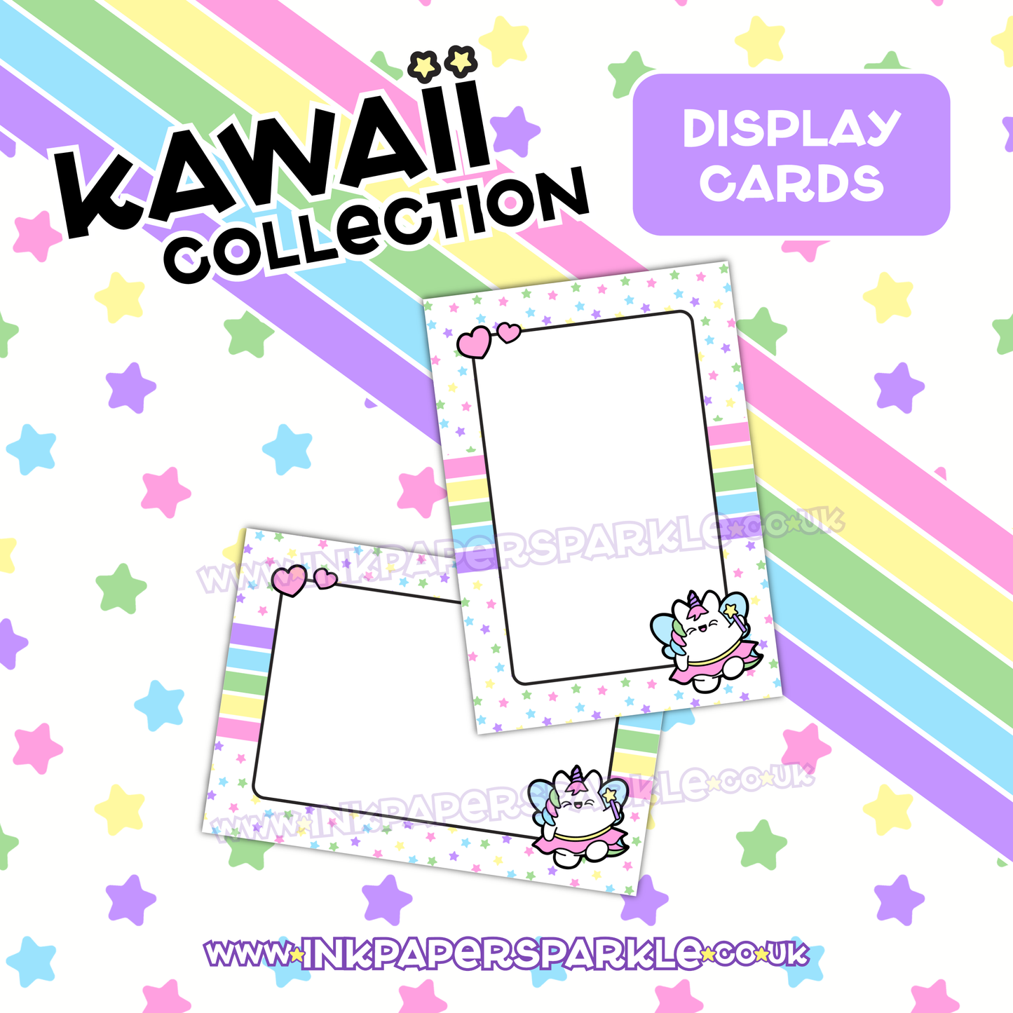 Kawaii Display Cards