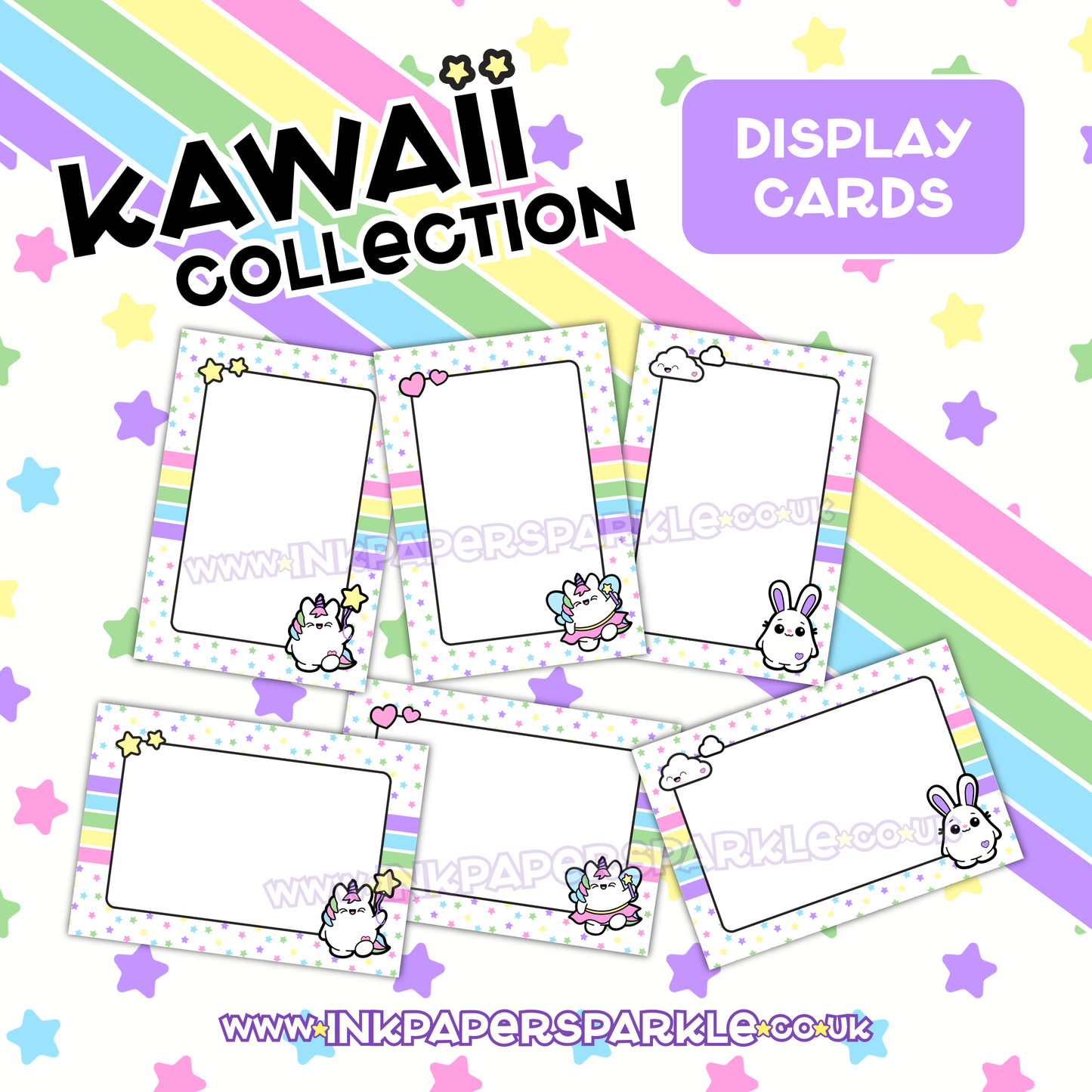 Kawaii Display Cards