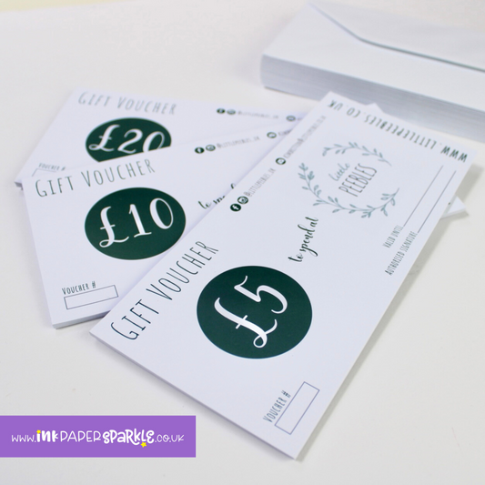 Gift Vouchers (Cash Values)