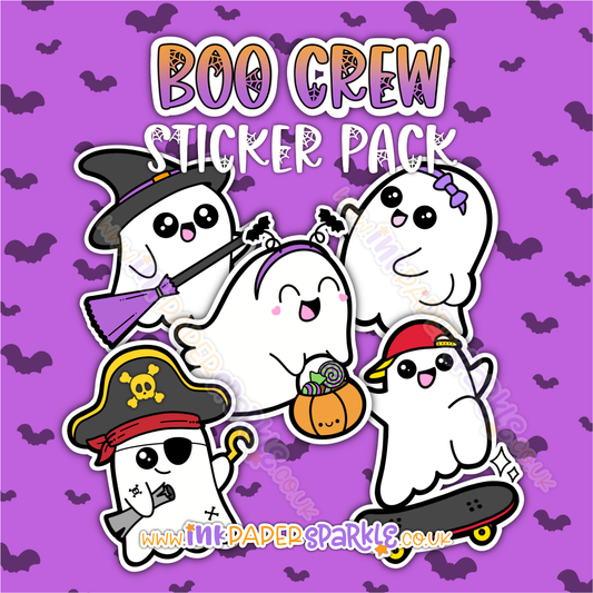 Boo Crew Vinyl Sticker Pack