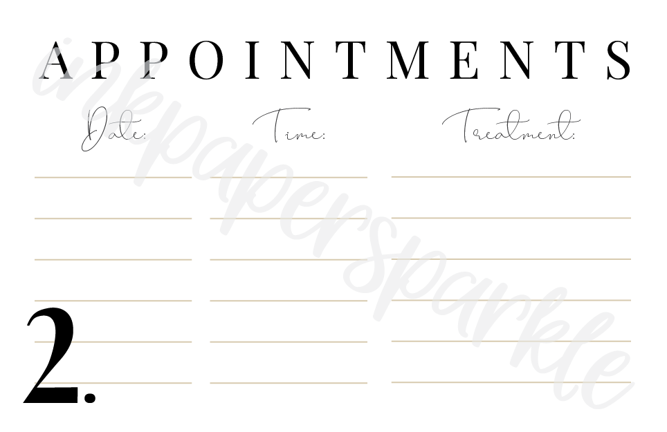 Appointment Cards