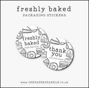 Freshly Baked Packaging Stickers