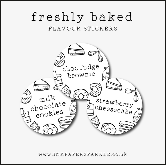 Freshly Baked Flavour Stickers