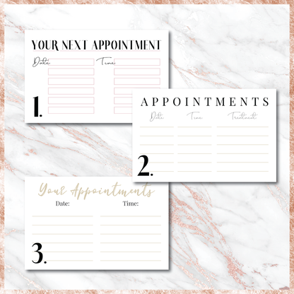 Appointment Cards