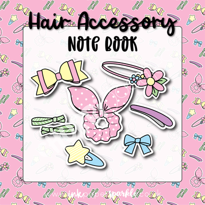 Hair Accessory Doodles Note Book