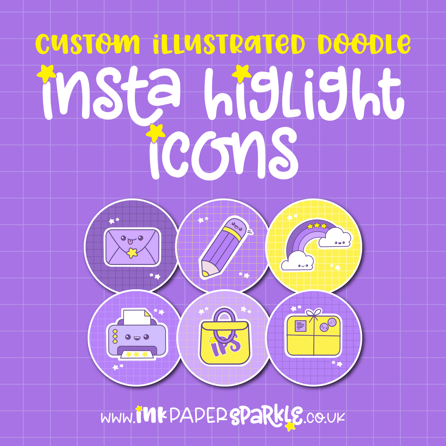 Illustrated Doodle Highlight Icons