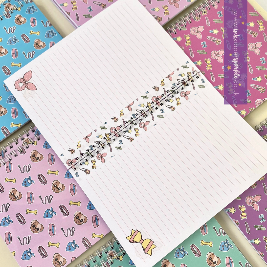 Hair Accessory Doodles Note Book