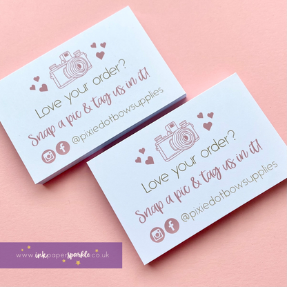 Snap & Tag Cards