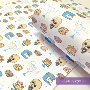 Character Packaging Paper - White