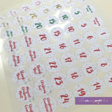 Advent Countdown Value Pack Stickers