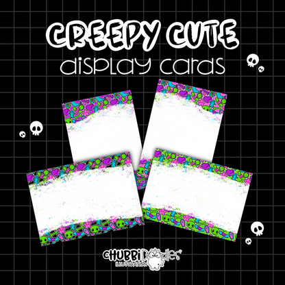 Creepy Cute Halloween Display Cards