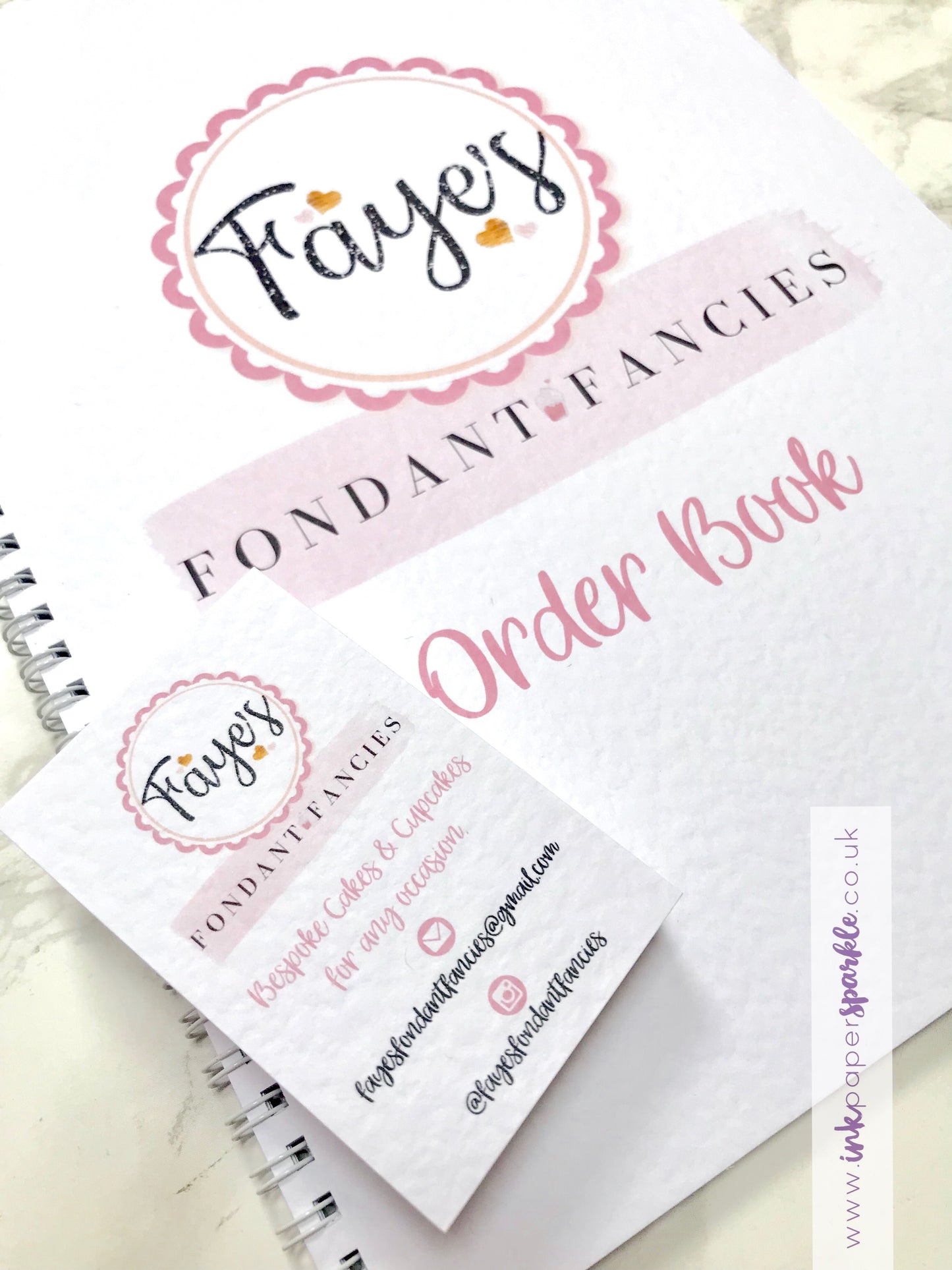 Personalised Cake Order Books