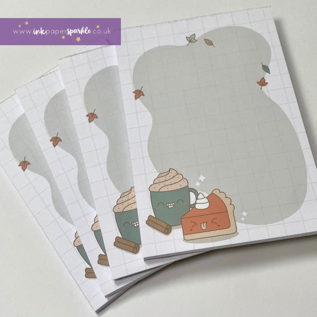 Kawaii Autumn Tear-off Note Pad