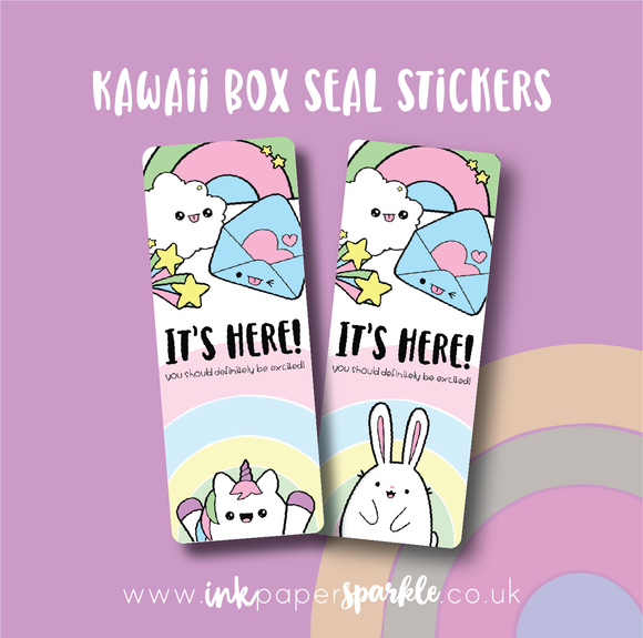 Kawaii Box Seal Stickers