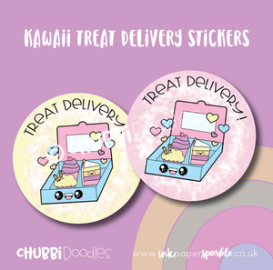 Kawaii Treat Delivery Stickers