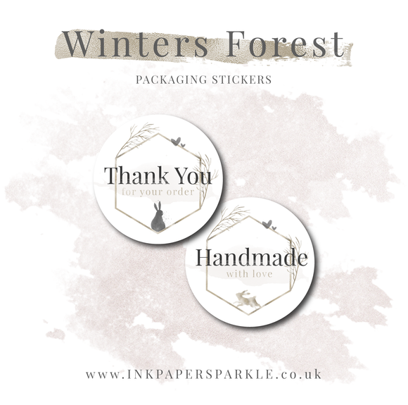 Winter's Forest Stickers